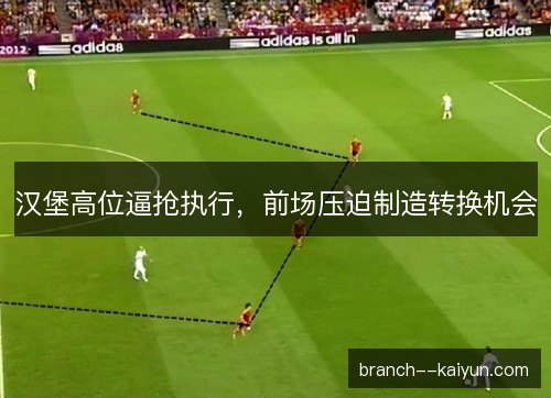 汉堡高位逼抢执行，前场压迫制造转换机会